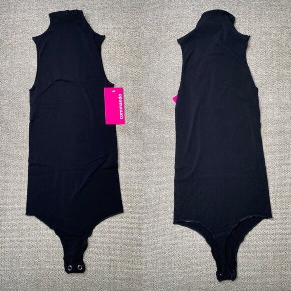 NWT Commando Seamless Mockneck Thong Bodysuit in Black - Picture 3 of 10
